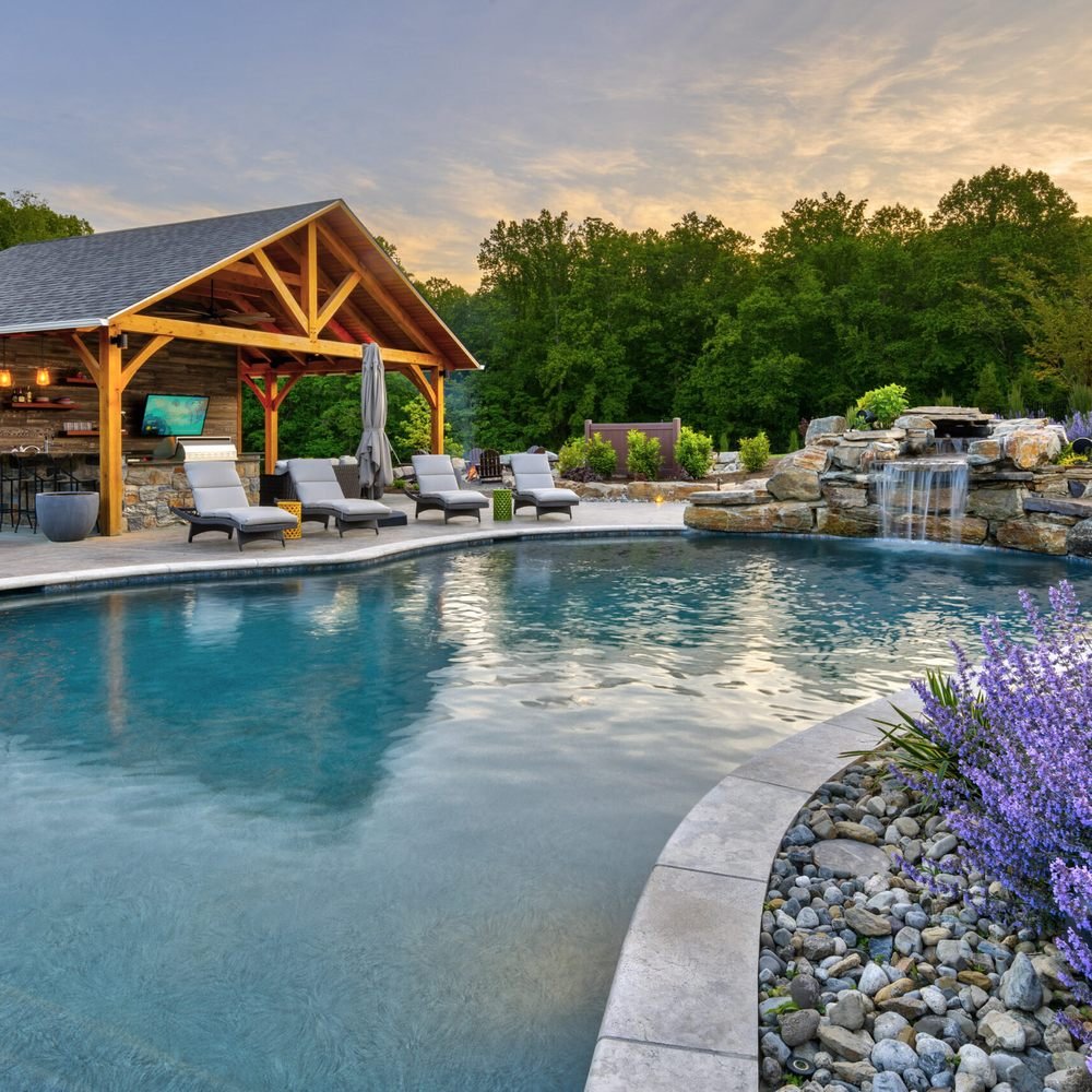 our pool cleaning process for pool maintenance in ohio