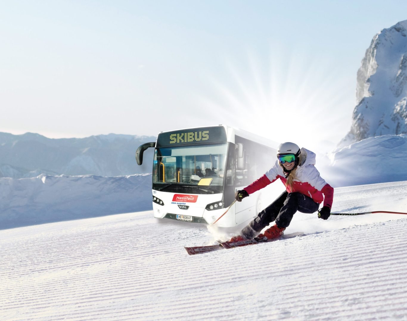 Skibus_Fotomontage